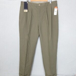 Nautica Mens 40x32 Classic Traditional Fit Double Pleat Bedford Corduroy Pants